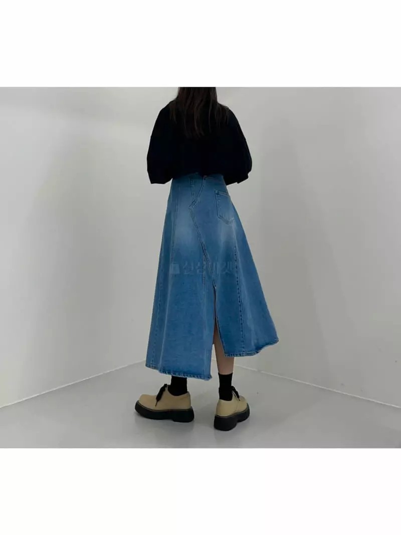Another.J - Korean Women Fashion - #womensfashion - Beatra Denim Skirt - 4