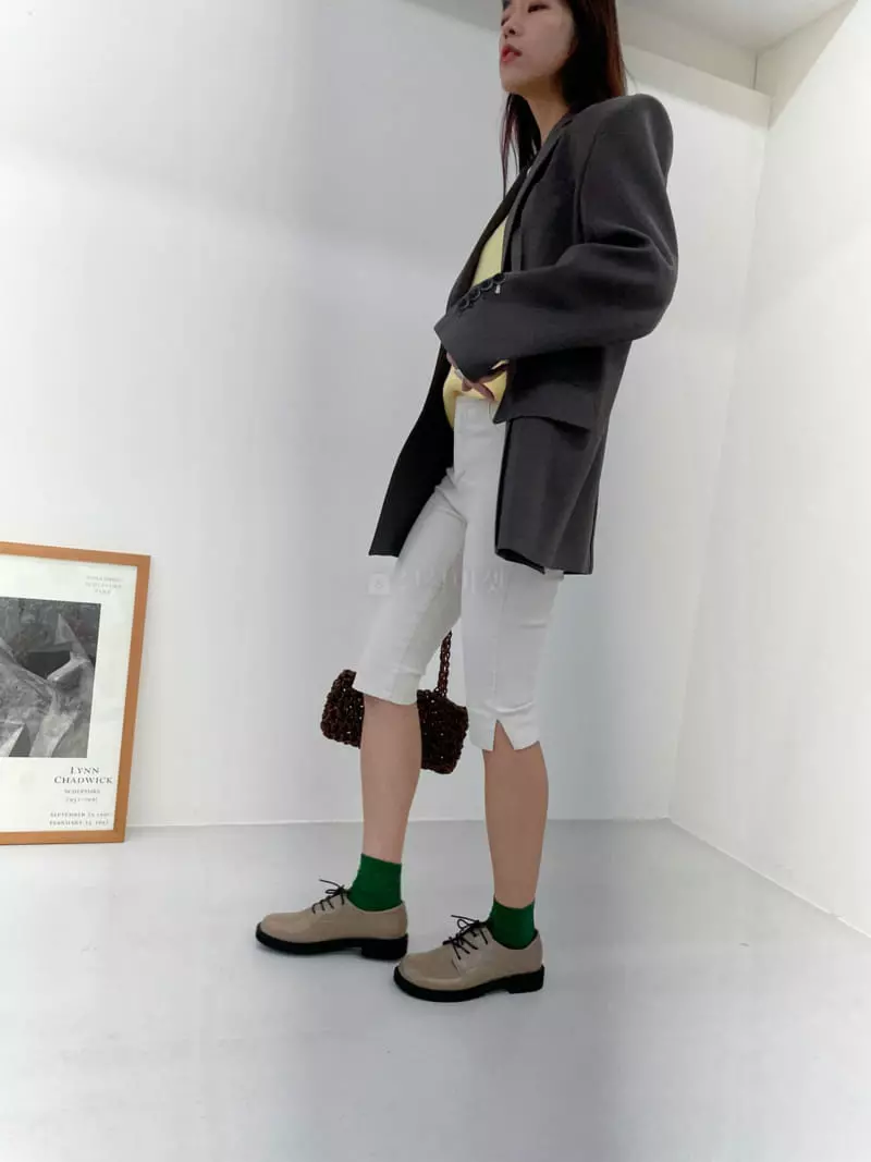 Another.J - Korean Women Fashion - #momslook - Cotton Biker Pants - 3