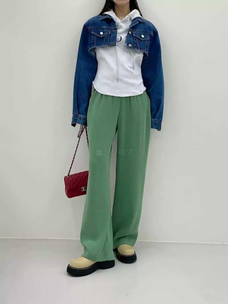Another.J - Korean Women Fashion - #momslook - Lutz Denim Jacket - 2