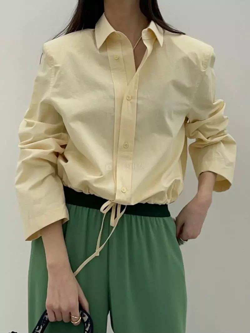 Another.J - Korean Women Fashion - #momslook - Melo Shirt - 2