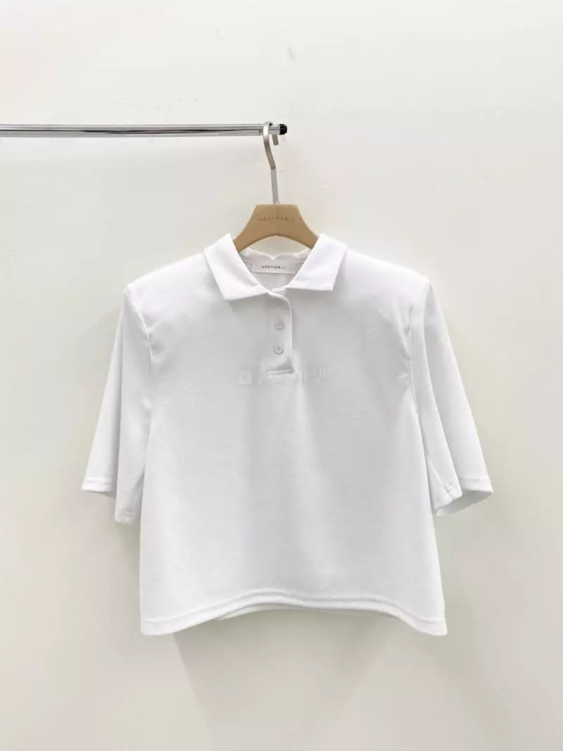 Another.J - Korean Women Fashion - #shopsmall - PK Collar Tee - 2