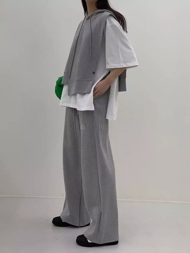 Another.J - Korean Women Fashion - #vintagekidsstyle - Denis Hoody Tee - 2