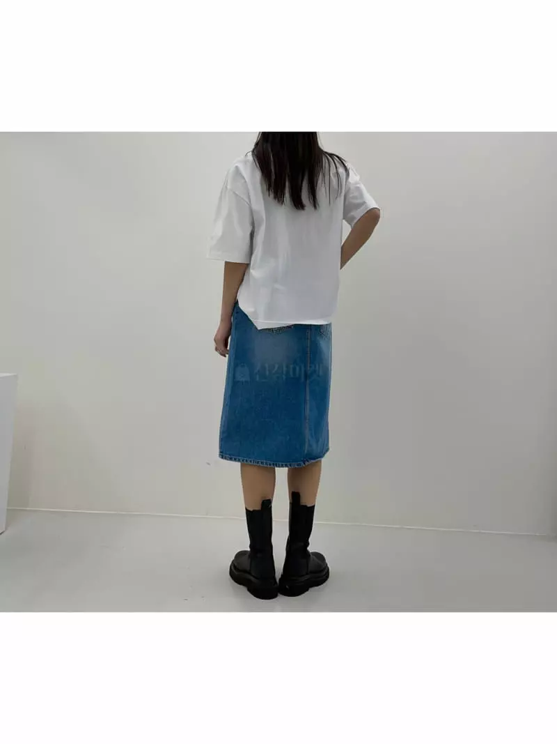 Another.J - Korean Women Fashion - #womensfashion - Kai Denim Skirt - 3