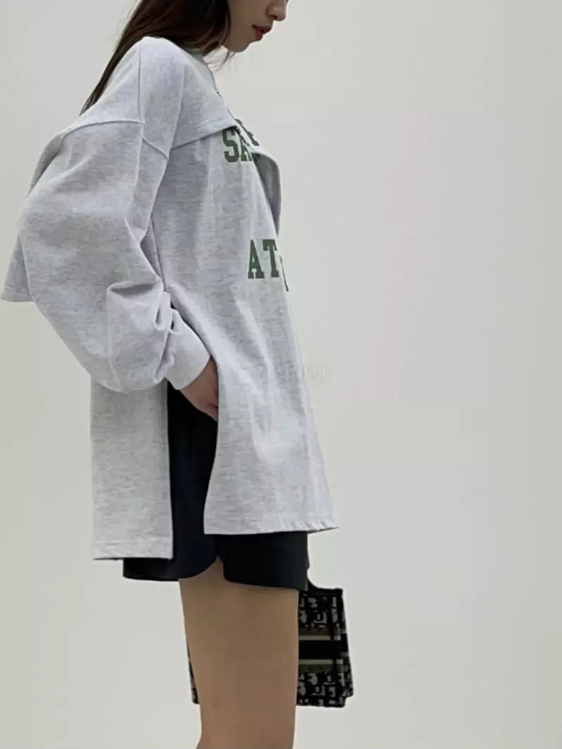 Another.J - Korean Women Fashion - #womensfashion - Paint Sweatshirt - 2