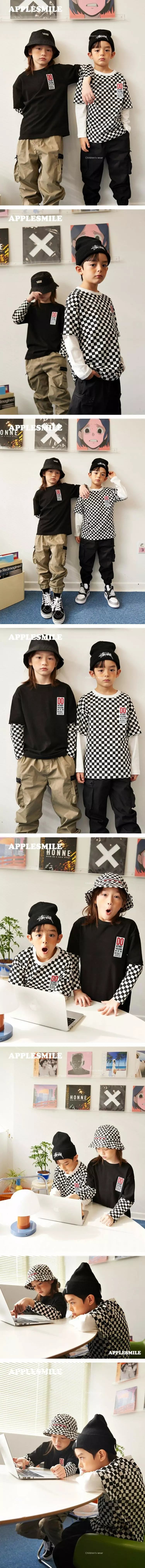 Apple Smile - Korean Children Fashion - #designkidswear - Bans Twice Tee