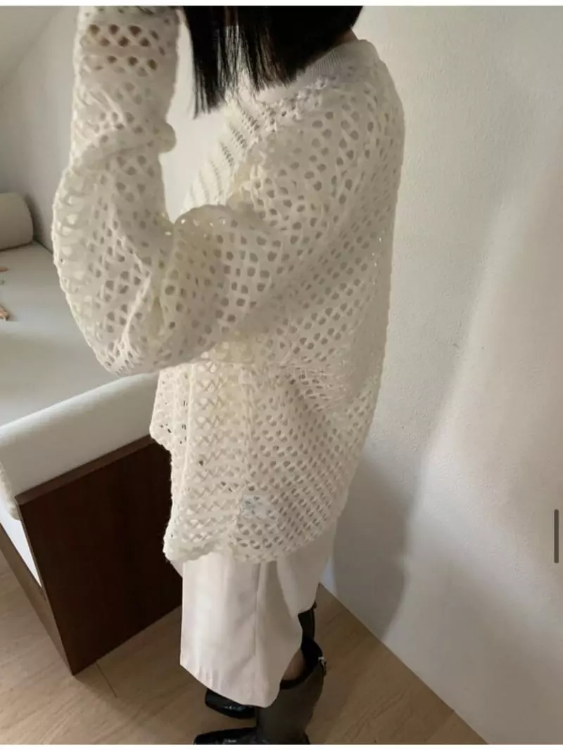 Arr - Korean Women Fashion - #momslook - Song Song Knit Tee - 2