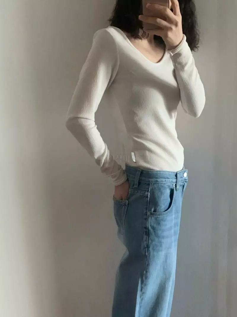 Arr - Korean Women Fashion - #momslook - Slimming Tee