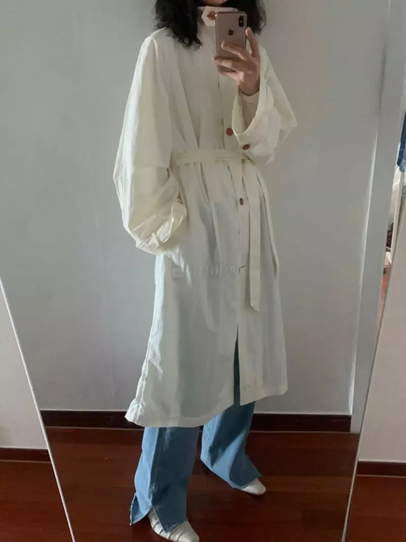Arr - Korean Women Fashion - #momslook - Slow Trench Coat - 3