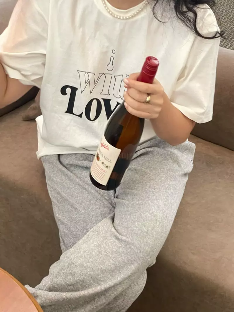 Arr - Korean Women Fashion - #momslook - Love Tee - 2