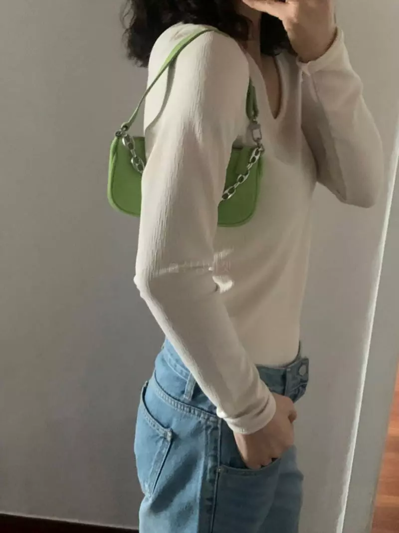 Arr - Korean Women Fashion - #womensfashion - Slimming Tee - 2