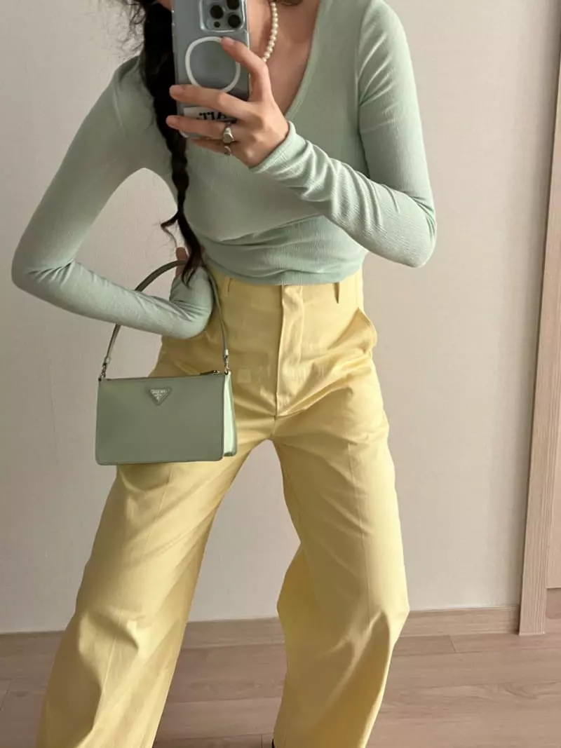 Arr - Korean Women Fashion - #momslook - Slimming Tee - 4
