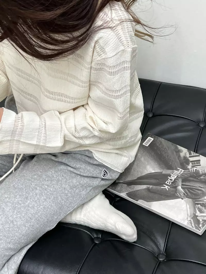 Arr - Korean Women Fashion - #womensfashion - Berr Knit Tee - 3