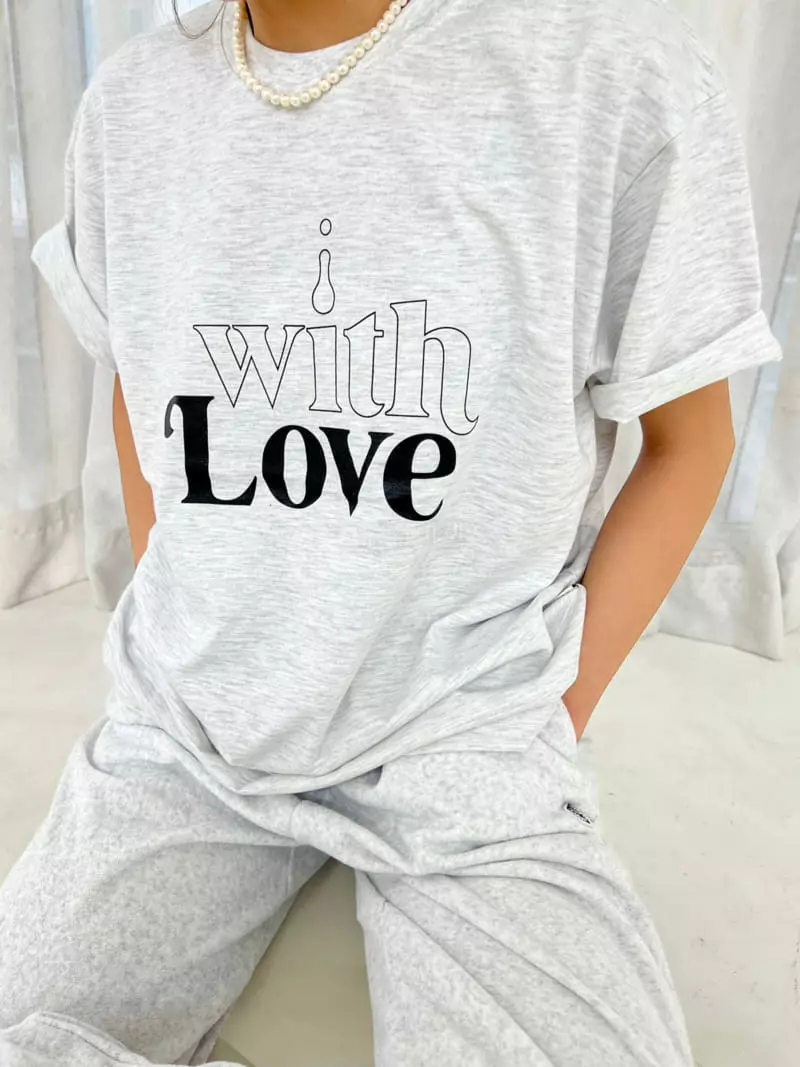 Arr - Korean Women Fashion - #womensfashion - Love Tee