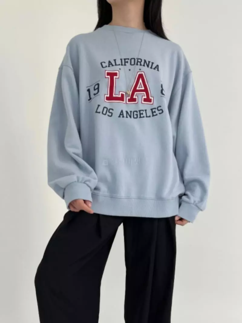 Artisover - Korean Women Fashion - #momslook - LA Sweatshirt