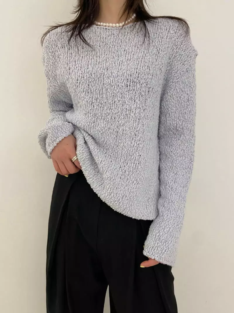Artisover - Korean Women Fashion - #momslook - Cotton Nature Knit Tee