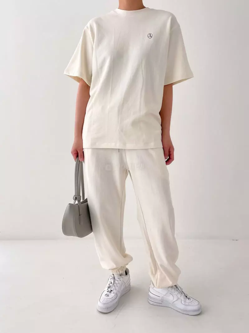 Artisover - Korean Women Fashion - #momslook - A Cotton Tee