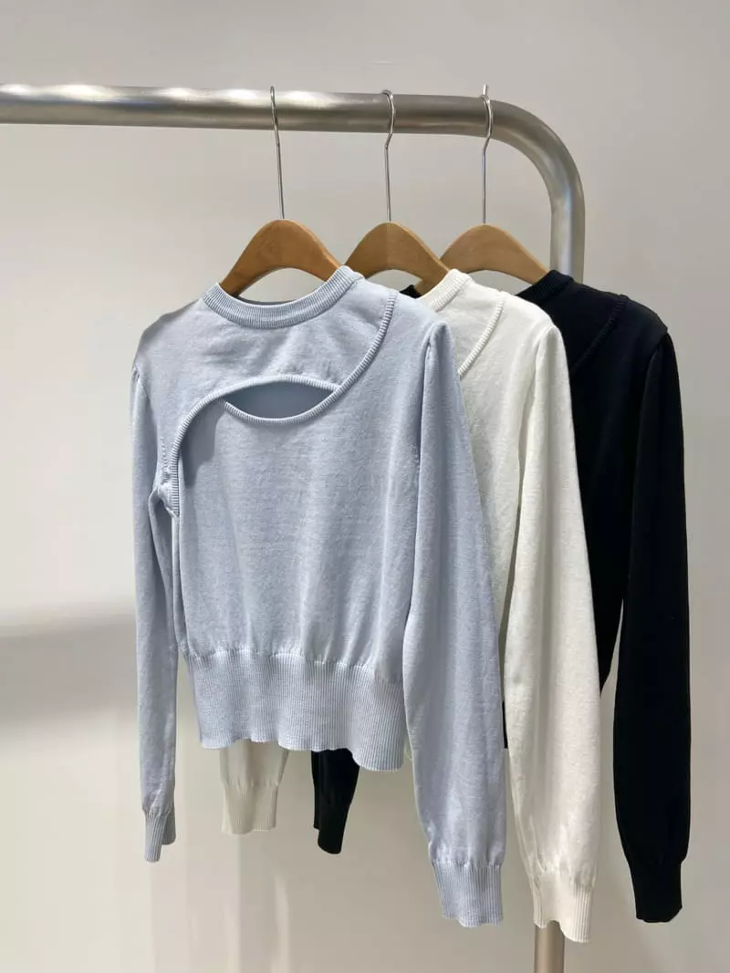 Artisover - Korean Women Fashion - #momslook - Cotton Layered Knit Tee - 4