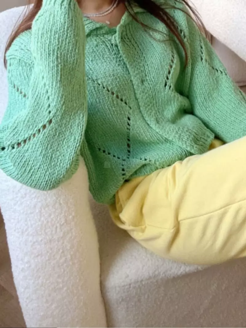 Artisover - Korean Women Fashion - #pursuepretty - Square Cardigan - 2