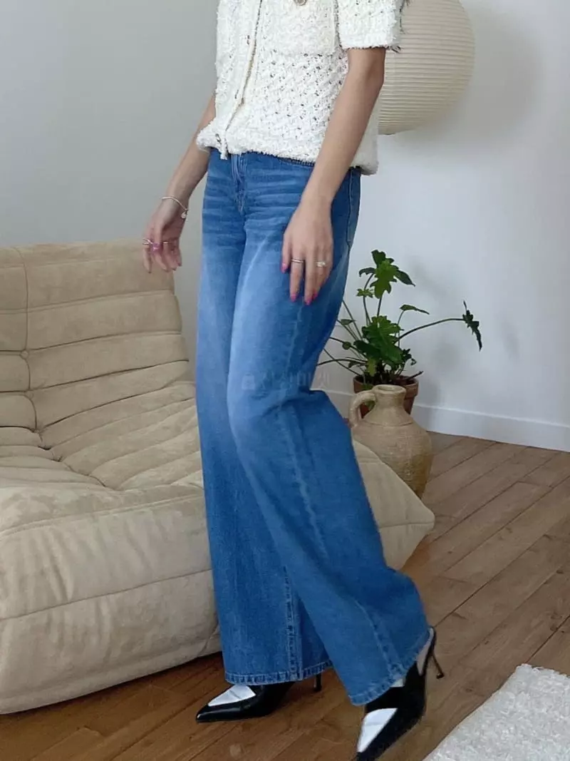 Artisover - Korean Women Fashion - #restrostyle - Low Denim Pants - 2