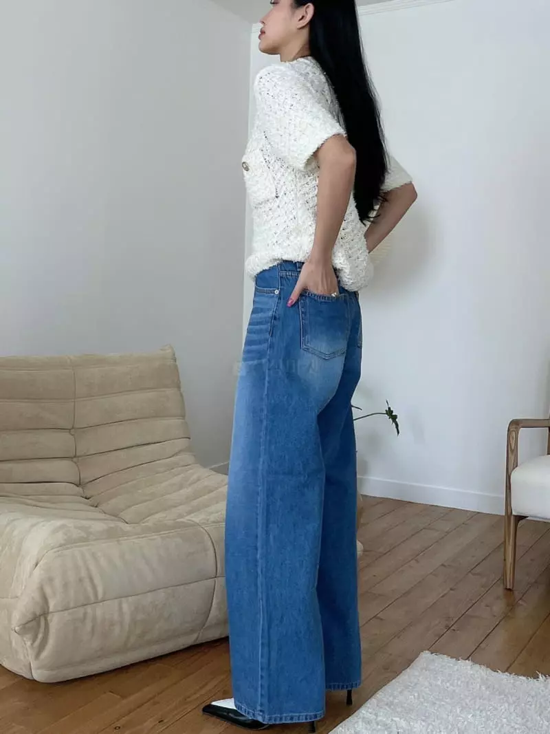 Artisover - Korean Women Fashion - #romanticstyle - Low Denim Pants - 3