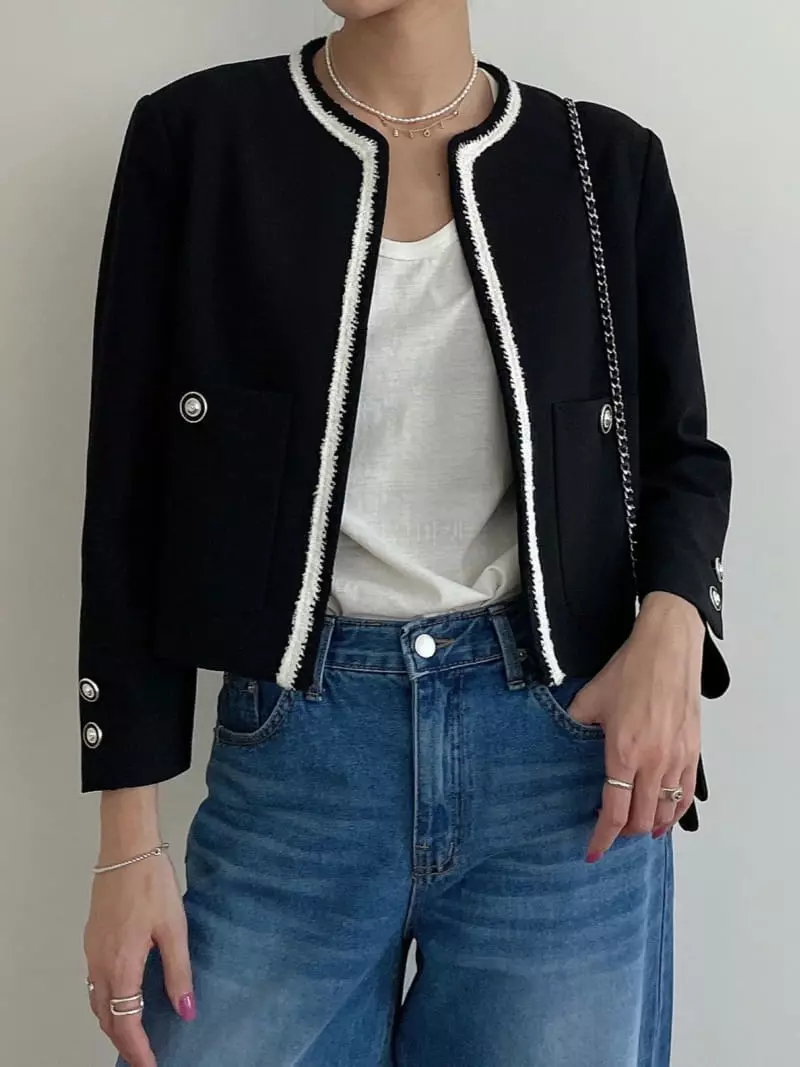 Artisover - Korean Women Fashion - #romanticstyle - Normal Round Jacket - 2
