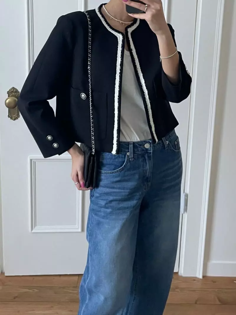 Artisover - Korean Women Fashion - #shopsmall - Normal Round Jacket - 3