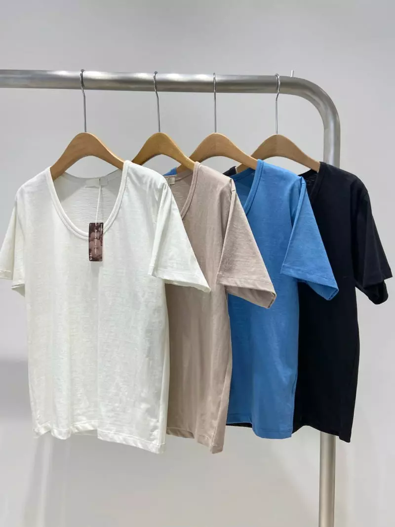 Artisover - Korean Women Fashion - #momslook - Sufi Ma U-neck Tee - 4