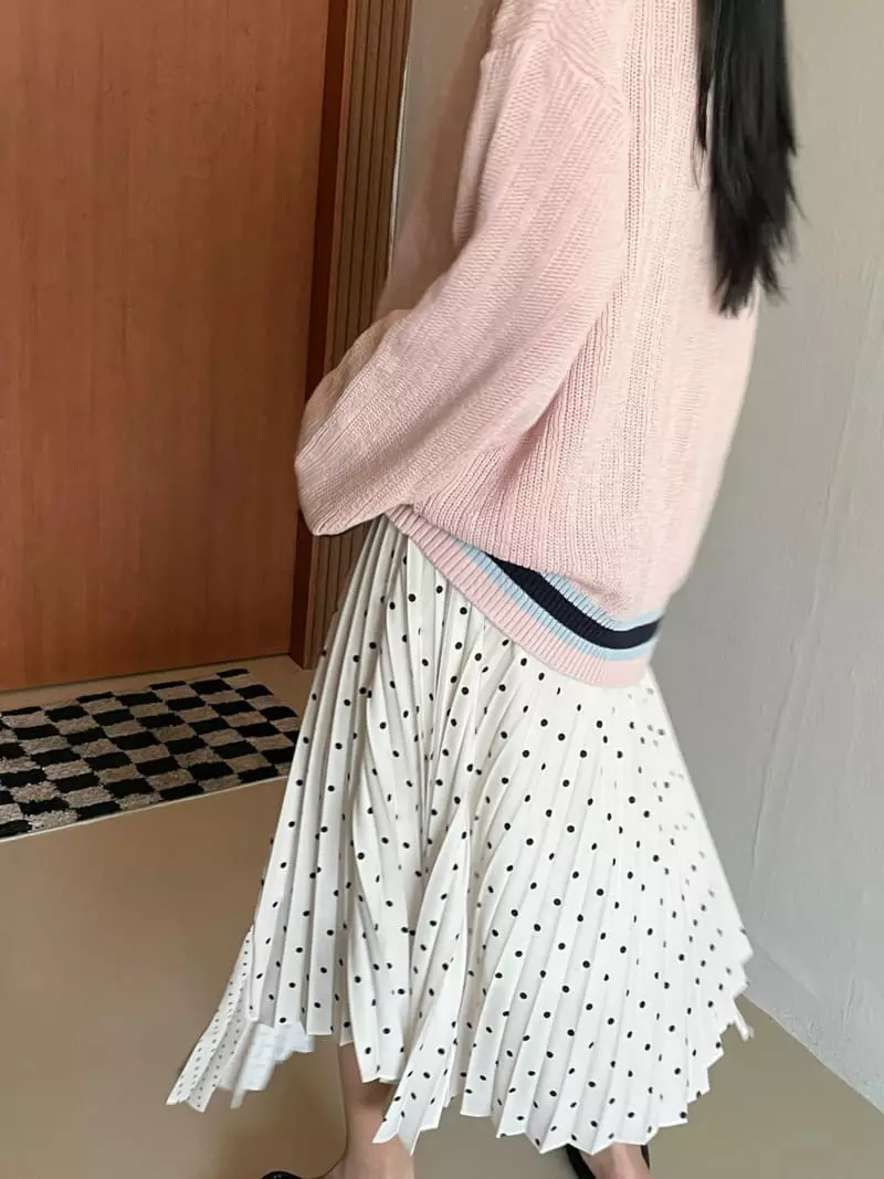 Artisover - Korean Women Fashion - #womensfashion - School V-neck Knit Tee - 3