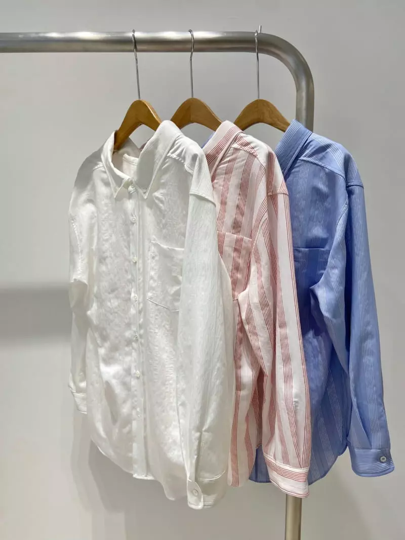 Artisover - Korean Women Fashion - #womensfashion - Balen Stripe Shirt - 3