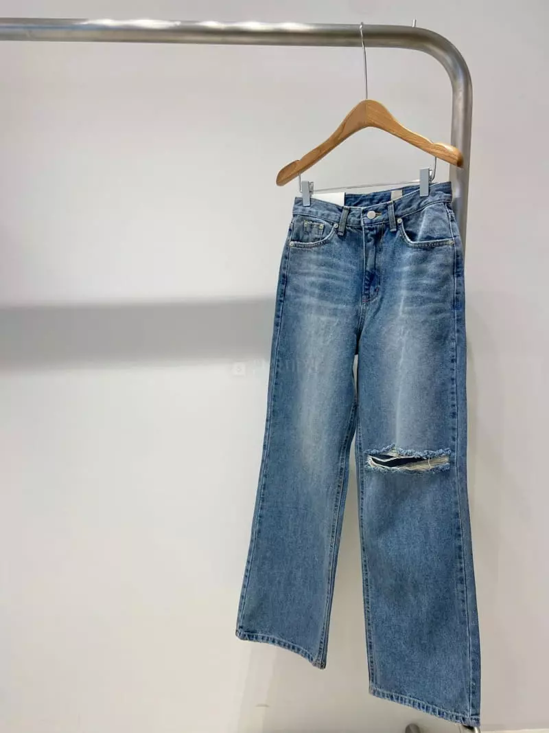 Artisover - Korean Women Fashion - #momslook - Ash Denim Pants - 4
