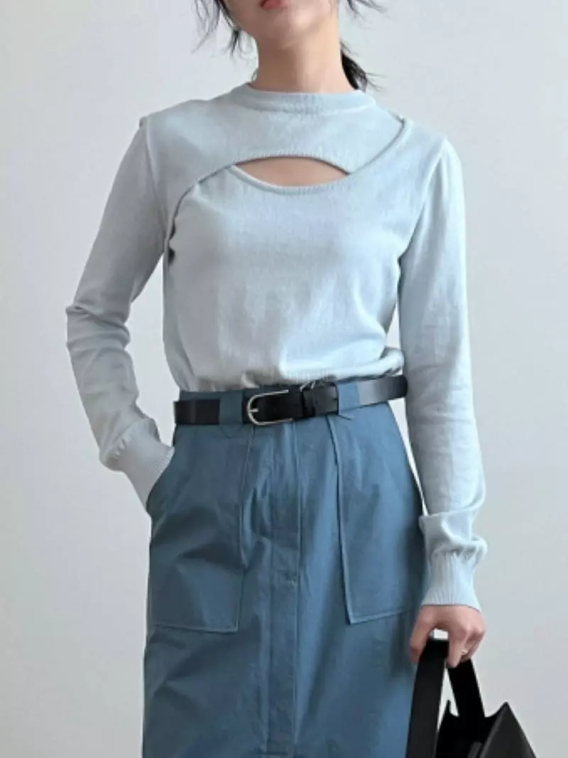 Artisover - Korean Women Fashion - #womensfashion - Cotton layered knitwear - 3