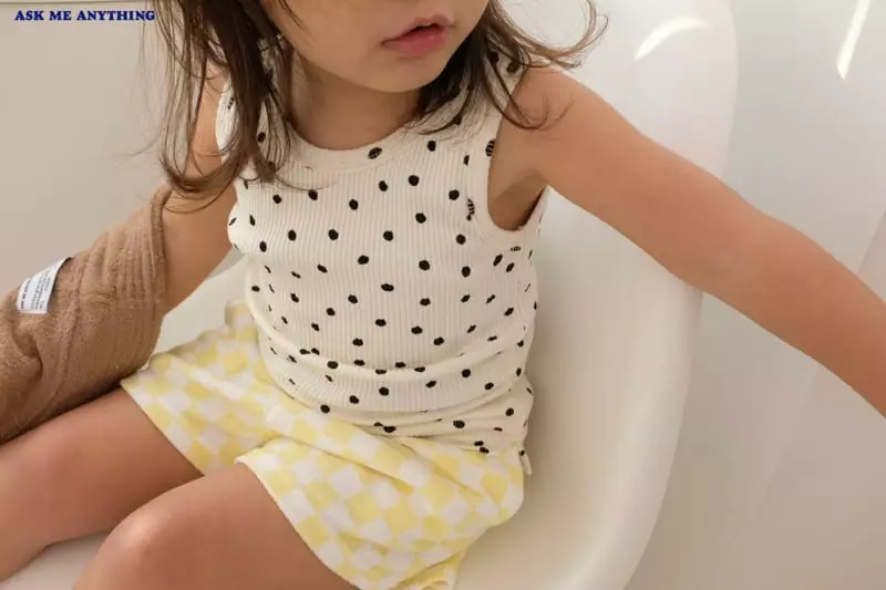 Ask Me Anything - Korean Children Fashion - #childrensboutique - Hey Sleeveless Tee - 7