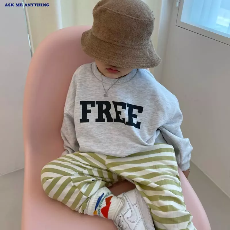 Ask Me Anything - Korean Children Fashion - #childrensboutique - Free Sweatshirt - 6