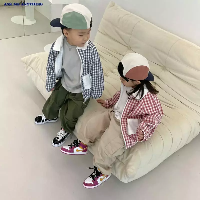 Ask Me Anything - Korean Children Fashion - #childrensboutique - Loui Check Jumper - 11