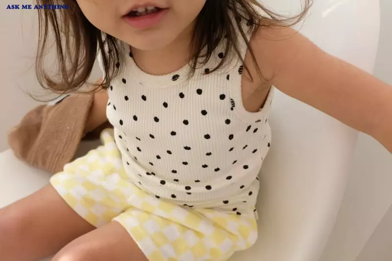 Ask Me Anything - Korean Children Fashion - #designkidswear - Hey Sleeveless Tee - 8