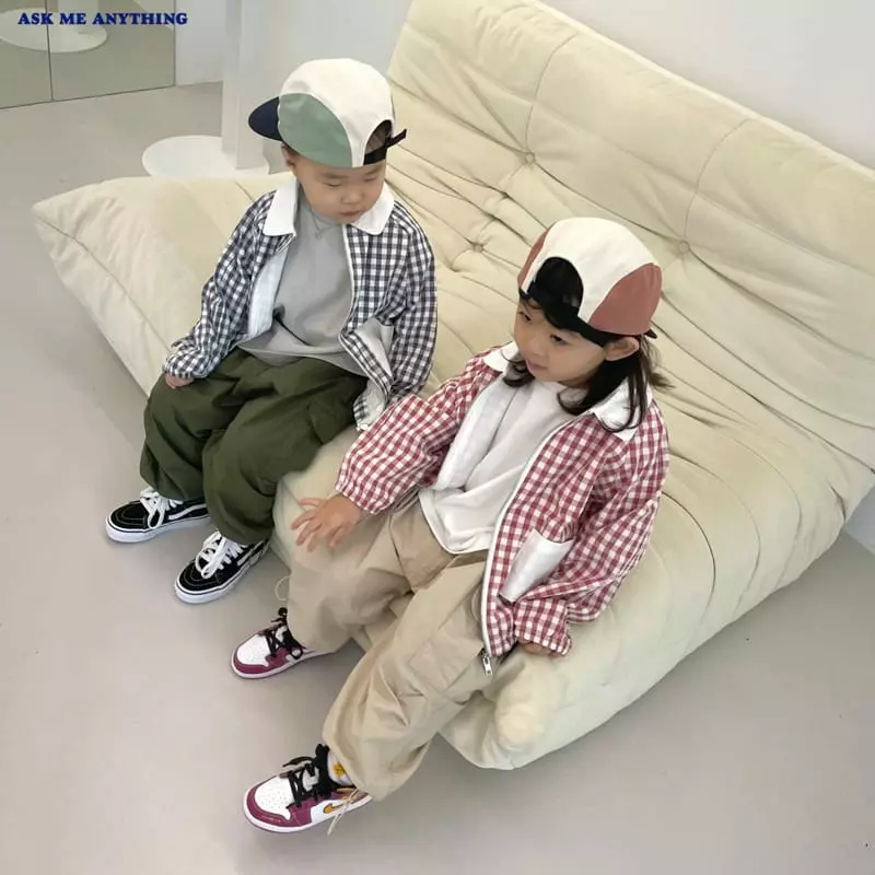Ask Me Anything - Korean Children Fashion - #designkidswear - Loui Check Jumper - 12