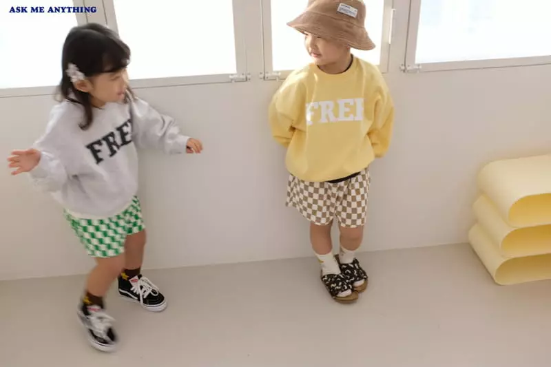 Ask Me Anything - Korean Children Fashion - #fashionkids - Checker Shorts - 3