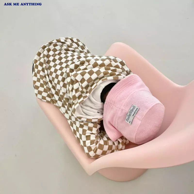 Ask Me Anything - Korean Children Fashion - #kidsshorts - Checker Hoody Zip-up - 5