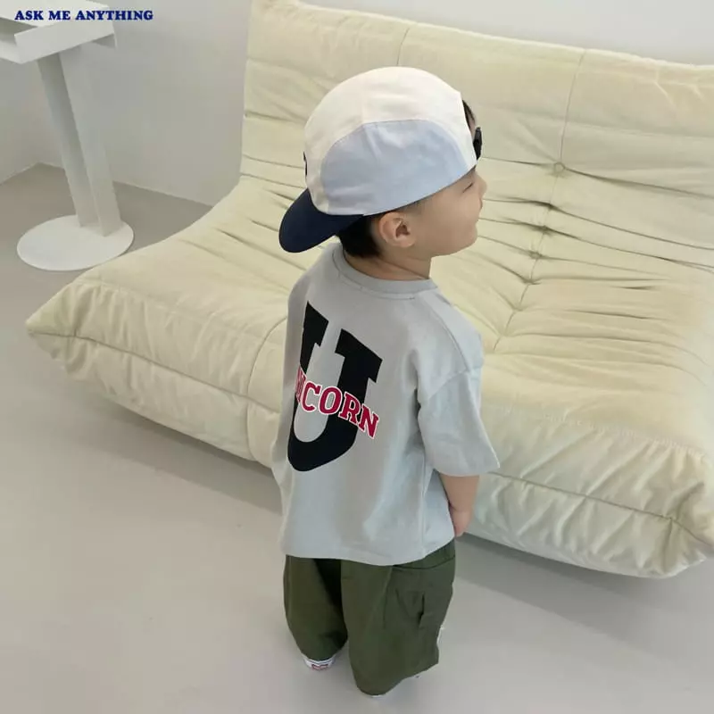 Ask Me Anything - Korean Children Fashion - #kidsshorts - Unicorn Tee - 3