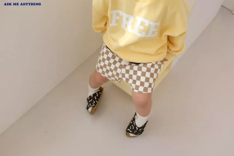 Ask Me Anything - Korean Children Fashion - #kidsstore - Checker Shorts - 5