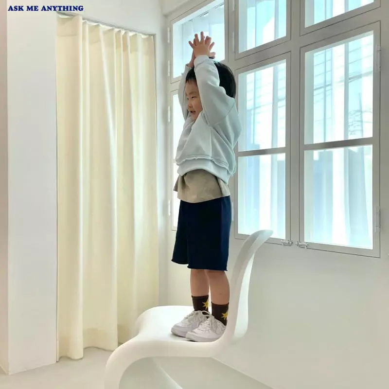 Ask Me Anything - Korean Children Fashion - #kidzfashiontrend - Cutting Crop Sweatshirt - 10