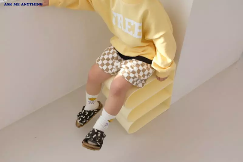 Ask Me Anything - Korean Children Fashion - #kidzfashiontrend - Checker Shorts - 6