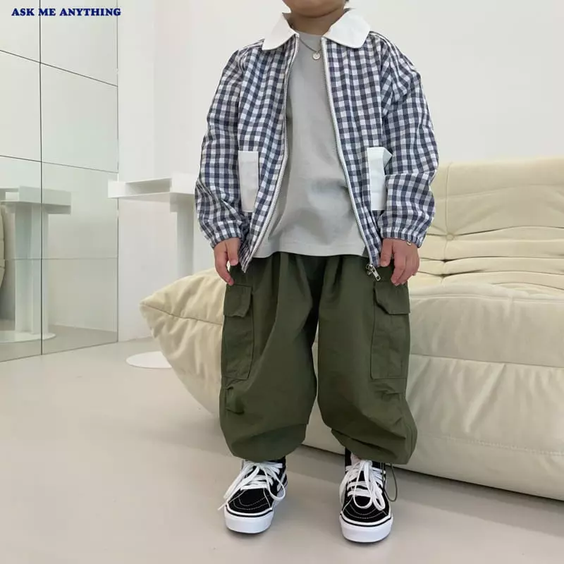 Ask Me Anything - Korean Children Fashion - #kidzfashiontrend - Loui Check Jumper - 3