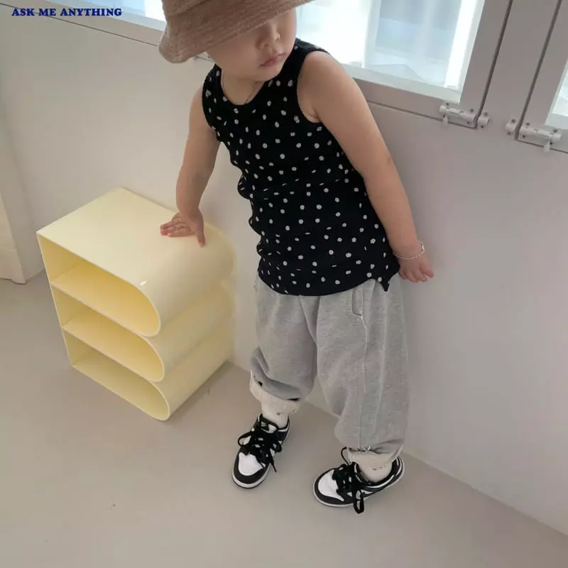 Ask Me Anything - Korean Children Fashion - #minifashionista - Hey Sleeveless Tee
