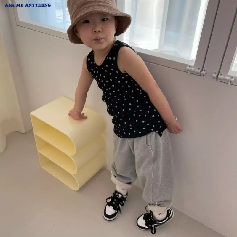 Ask Me Anything - Korean Children Fashion - #prettylittlegirls - Hey Sleeveless Tee - 2