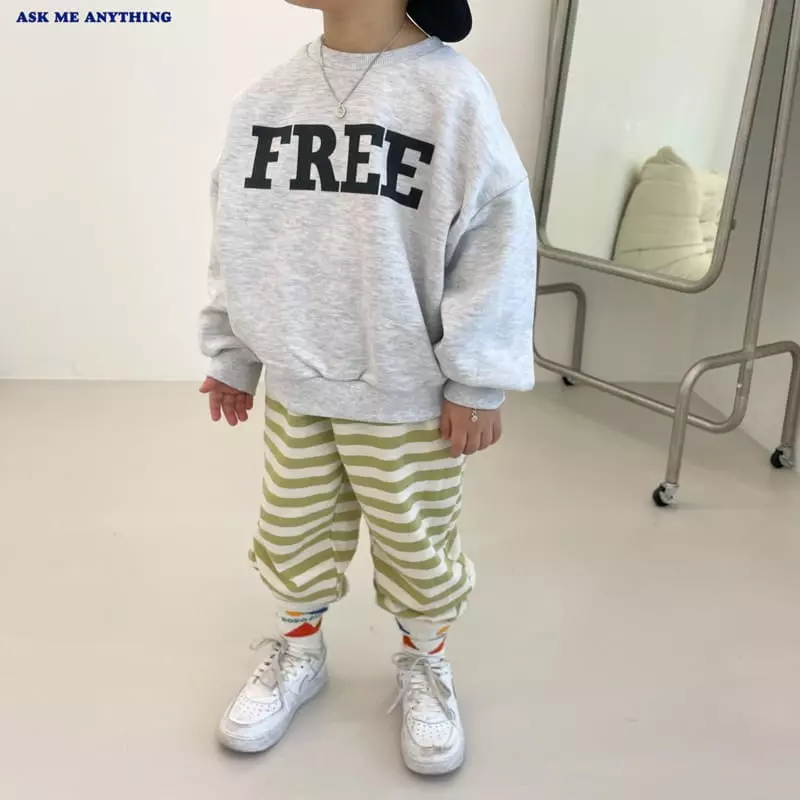 Ask Me Anything - Korean Children Fashion - #toddlerclothing - Free Sweatshirt - 4