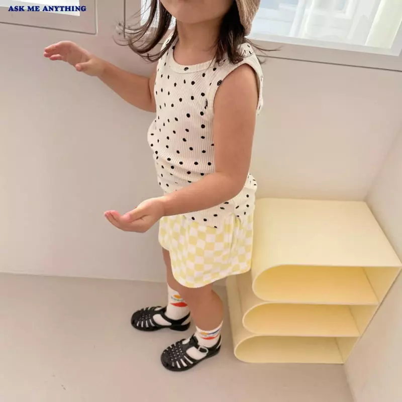 Ask Me Anything - Korean Children Fashion - #todddlerfashion - Hey Sleeveless Tee - 3