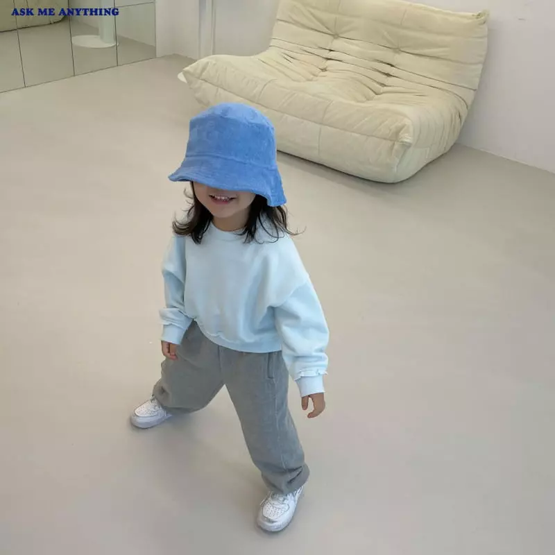 Ask Me Anything - Korean Children Fashion - #toddlerclothing - Cutting Crop Sweatshirt
