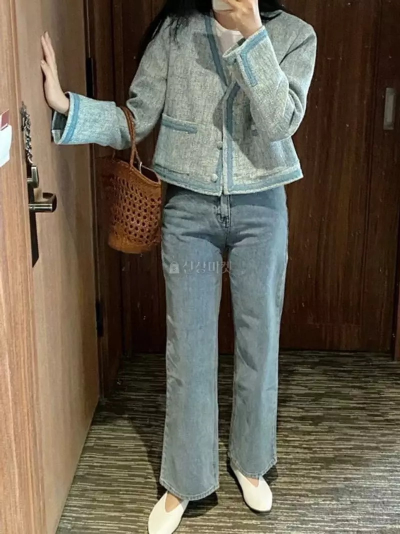 Atthismoment - Korean Women Fashion - #womensfashion - Lovely Tweed Jacket - 4