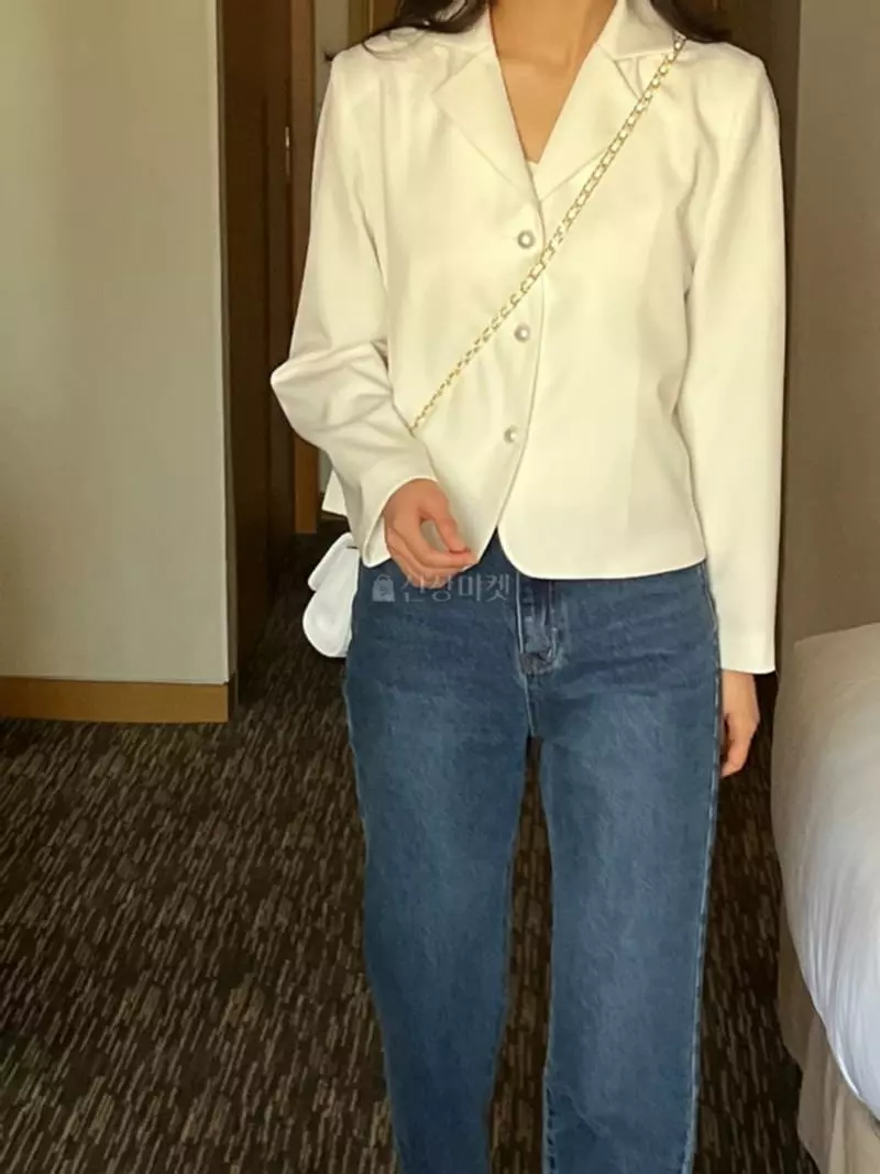 Atthismoment - Korean Women Fashion - #momslook - Pearl Jacket - 2